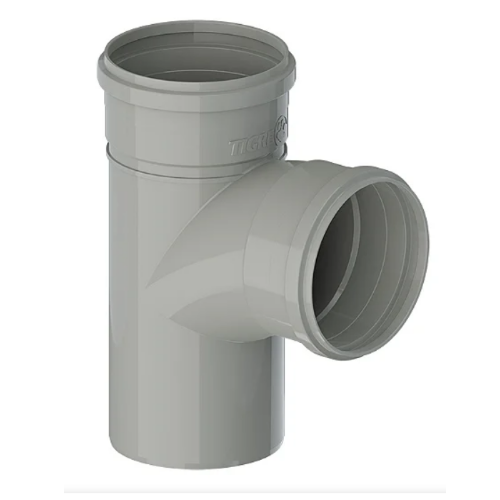 Tê de Redução para Esgoto Série R de 100 x 50mm Tigre
